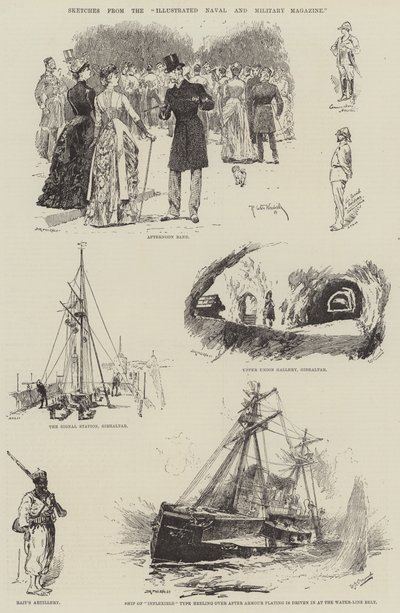 Sketches from the Illustrated Naval and Military Magazine by Richard Caton Woodville junior